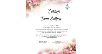 Serdeczne życzenia!