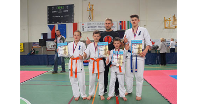Karatecy z Jonkowa wygrywają w Czechach