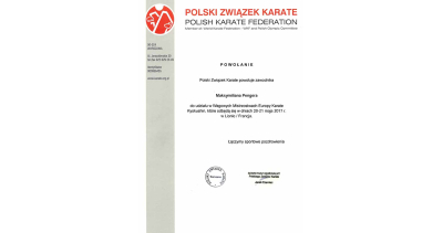 Mieszkaniec Jonkowa na Mistrzostwach Europy