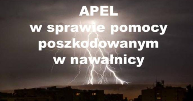 Apel Marszałka w sprawie 