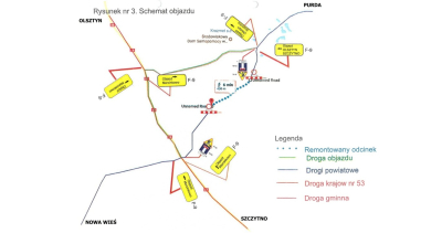 Remont drogi - utrudnienia w ruchu