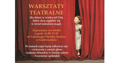 Warsztaty teatralne w GOK