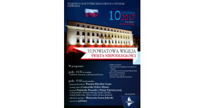 VI Powiatowa Wigilia Święta Niepodległości