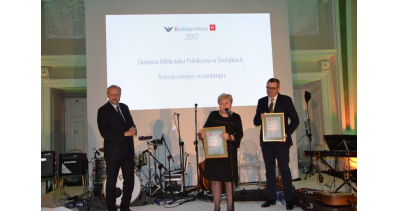 Biblioteka w Świątkach po raz kolejny na podium