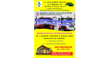 Rekrutacja uzupełniająca z Zespole Szk&oacute;ł Rolniczych