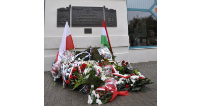 Odsłonięcie tablicy węgierskiej 