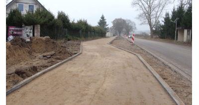 Postępy prac drogowych