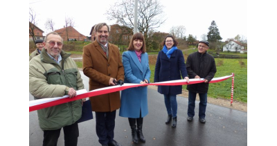 Otwarcie drogi w Pęglitach