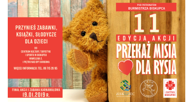 Przekaż Misia dla Rysia