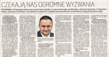 Rozmowa ze starostą olsztyńskim 