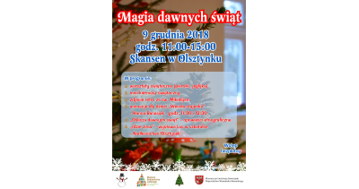 Magia dawnych świąt w skansenie w Olsztynku
