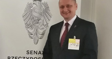 Starosta na konferencji w Senacie