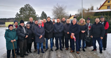 Otwarcie drogi w Gągławkach