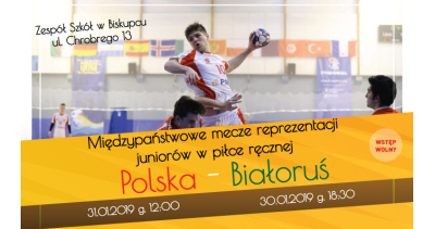 Kadra junior&oacute;w zagra w Biskupcu!