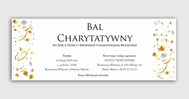 Bal charytatywny na rzecz dzieci uzdolnionych muzycznie