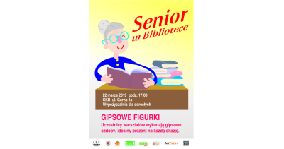 Senior w bibliotece