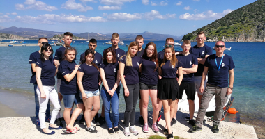 Uczniowie z Dobrego Miasta w Grecji