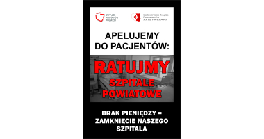 PROTEST - Ratujmy powiatowe szpitale 