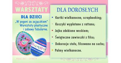 Wielkanocne warsztaty rękodzieła