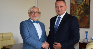 Minister Wojciech Maksymowicz u starosty