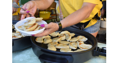 Tłumy na uczcie pierogowej
