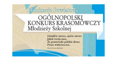 Konkurs Krasom&oacute;wczy Młodzieży Szkolnej