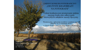 Gminny konkurs fotograficzny