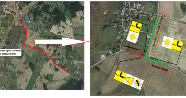 Zmiana organizacji ruchu na skrzyżowaniu obwodnicy Klebarka Małego