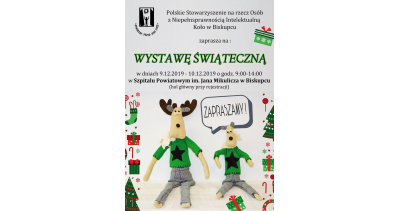 Wystawa świąteczna w Biskupcu