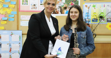 Powiat olsztyński wspiera młodą oboistkę