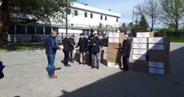 Maseczki dla powiatu olsztyńskiego