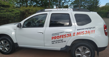 Profesja z misją - teraz na autach