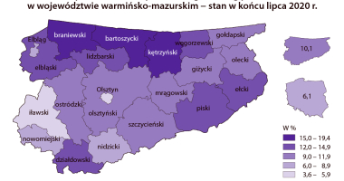 Gospodarka w powiecie olsztyńskim w czasach pandemii