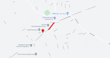 Jonkowo - zamknięta droga