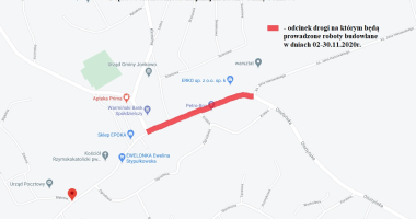 Jonkowo - utrudnienia w ruchu drogowym