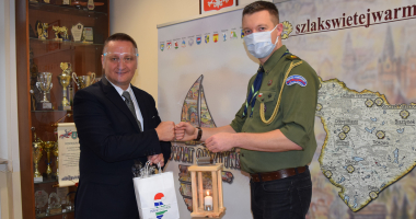 Betlejemskie Światło Pokoju w powiecie