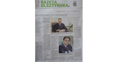 Czy strumień pieniędzy popłynie na Warmię? 