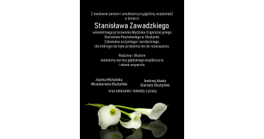 Żegnamy Cię Stasiu...