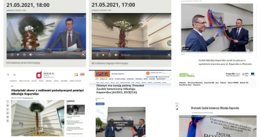 Media o zaułku Kopernika 