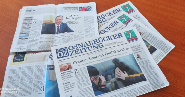 Starosta Abako o Ukrainie dla niemieckiego dziennika