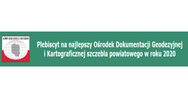 Plebiscyt na najlepszy Ośrodek Dokumentacji Geodezyjnej i Kartograficznej 2020