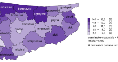 Mniejsze bezrobocie i więcej mieszkań w naszym powiecie